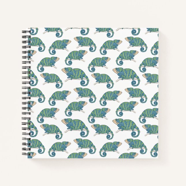Chameleon Pattern Notizbuch (Vorderseite)
