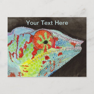 Chameleon Postkarte