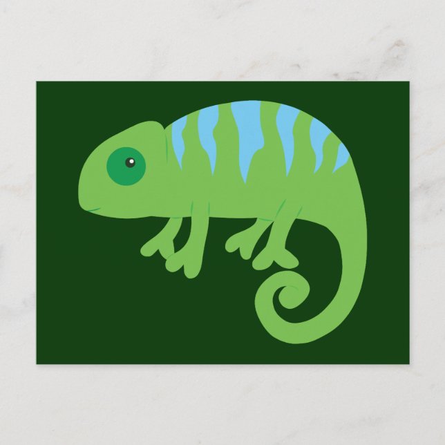 Chameleon Postkarte (Vorderseite)