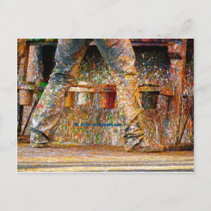 Chameleon Postkarte
