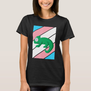 Chameleon Pride Transgender Flag LGBT Stolz Allied T-Shirt