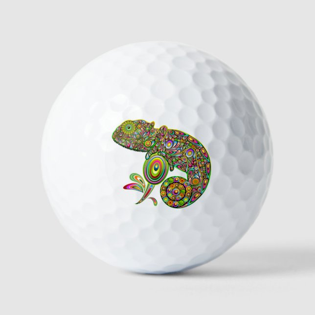 Chameleon Psychedelic Fantasy Golfball (Vorderseite)
