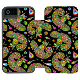 Chameleon Psychedelic Fantasy Incipio Watson™ iPhone 5 Geldbörsen Hülle