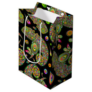 Chameleon Psychedelic Fantasy Mittlere Geschenktüte