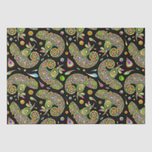 Chameleon Psychedelic Fantasy Seidenpapier
