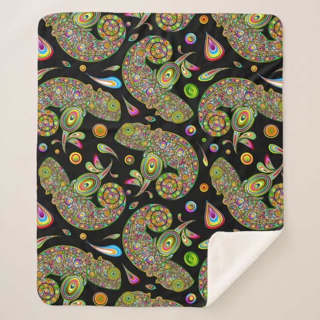 Chameleon Psychedelic Fantasy Sherpadecke (Vorderseite)