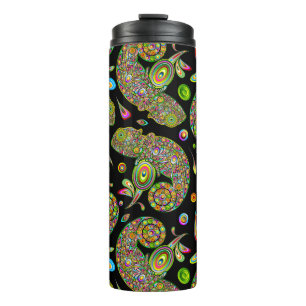 Chameleon Psychedelic Fantasy Thermosbecher