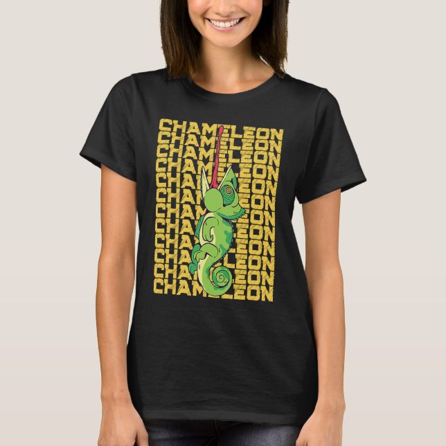 Chameleon Reptile  Chameleon T-Shirt (Vorderseite)