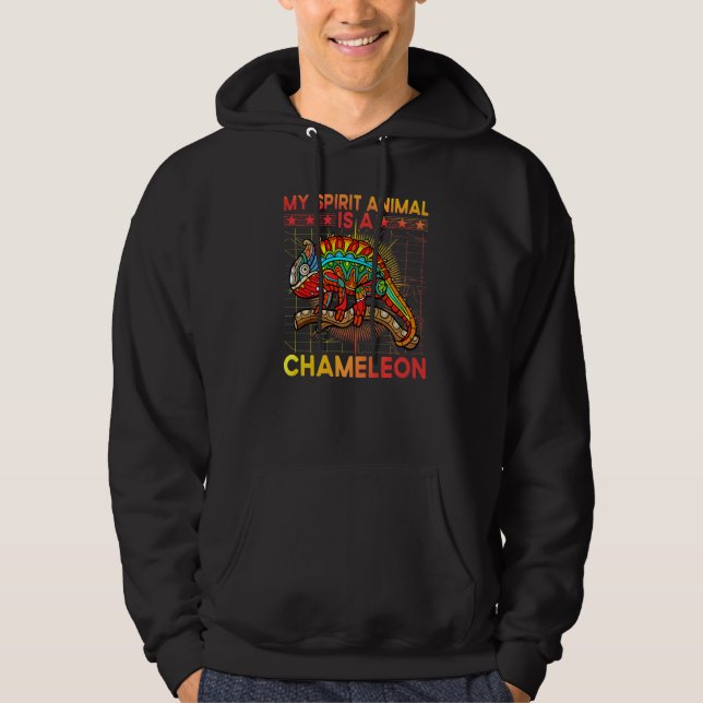 Chameleon Saying 8 Hoodie (Vorderseite)