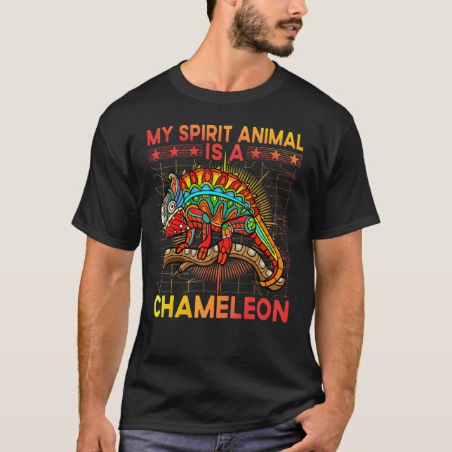Chameleon  Saying 8 T-Shirt (Vorderseite)