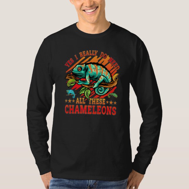 Chameleon Saying T-Shirt (Vorderseite)