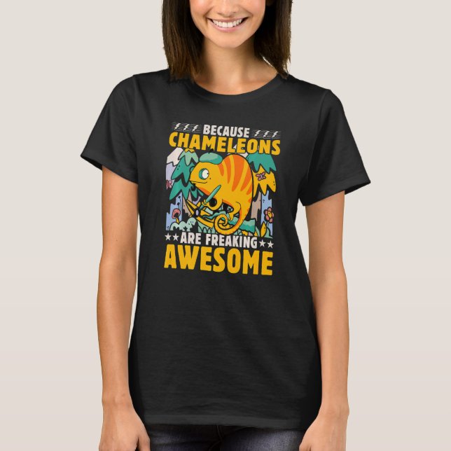 Chameleon Sprichwort 7 T-Shirt (Vorderseite)