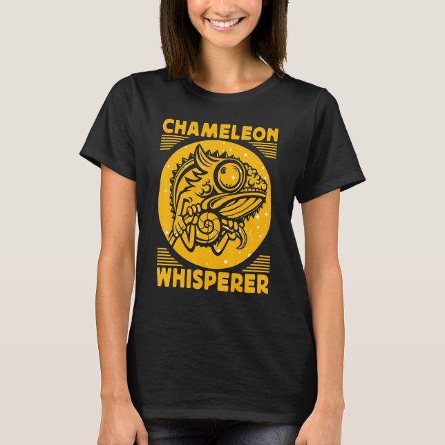 Chameleon Sprichwort T-Shirt (Vorderseite)