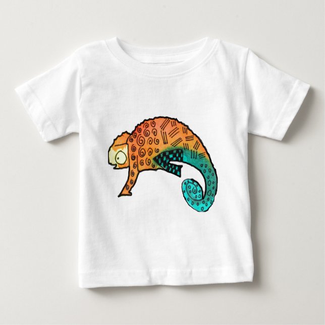 Chameleon Tinreptil Baby T-shirt (Vorderseite)