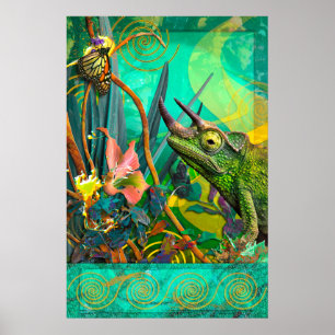 CHAMELEON VERÄNDERN POSTER