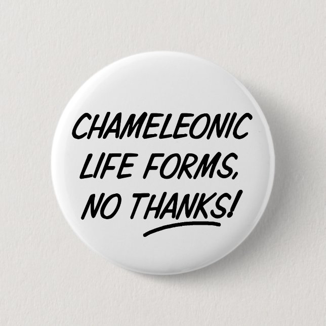 Chameleonic Lebensformen Button (Vorderseite)