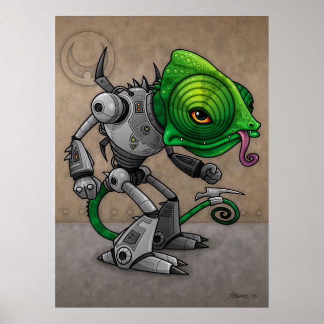 Chameleozoid Poster (Vorne)