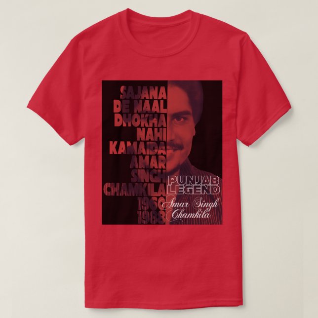 Chamkila 1 T-Shirt (Design vorne)