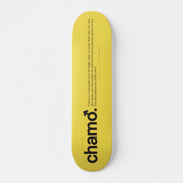 Chamo Skateboard (Vorne)