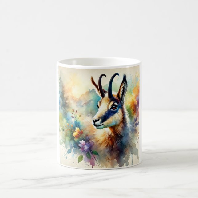 Chamois 111024AREF135 - Watercolor Kaffeetasse (Mittel)