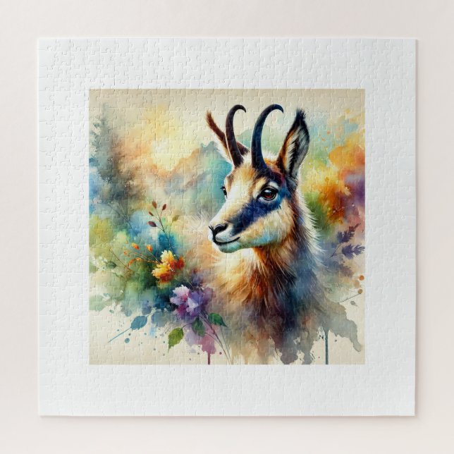 Chamois 111024AREF135 - Watercolor Puzzle (Vertikal)