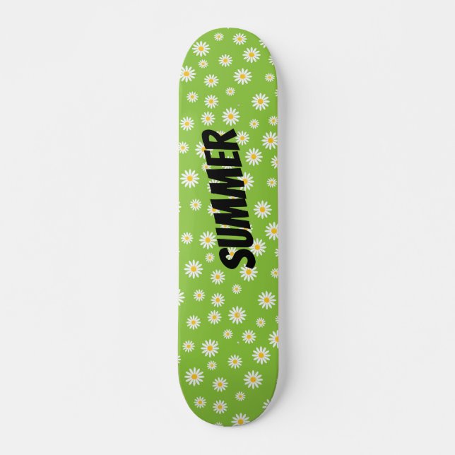 Chamomile-Blume Skateboard (Vorne)