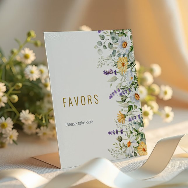 Chamomile & Eucalyptus Favors Sign Sockelschild (Von Creator hochgeladen)