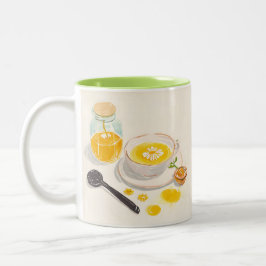 Chamomille Tea & Honey Mug Zweifarbige Tasse