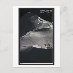 Chamonix - Aiguille du Midi Gratar solo Postkarte