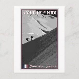 Chamonix - Aiguille du Midi Gratkante Postkarte