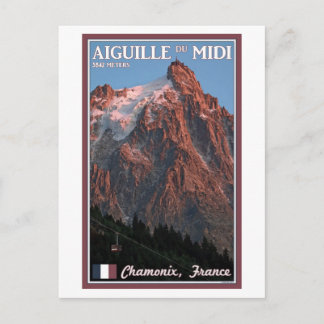 Chamonix - Aiguille du Midi Postkarte