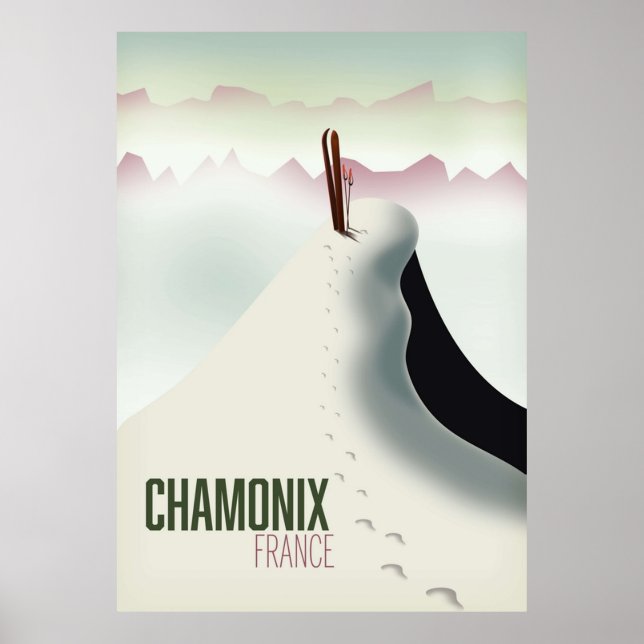 Chamonix France - Skireise Poster (Vorne)