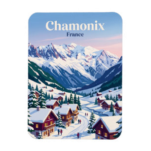Chamonix Frankreich Magnet
