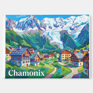 Chamonix Frankreich Magnet