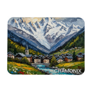 Chamonix Frankreich Mont Blanc Magnet