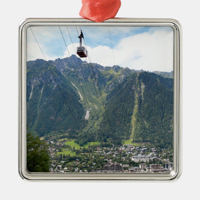 Chamonix - Frankreich Ornament Aus Metall (Vorne)