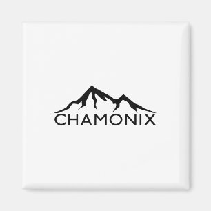 Chamonix Frankreich Skifahren Magnet