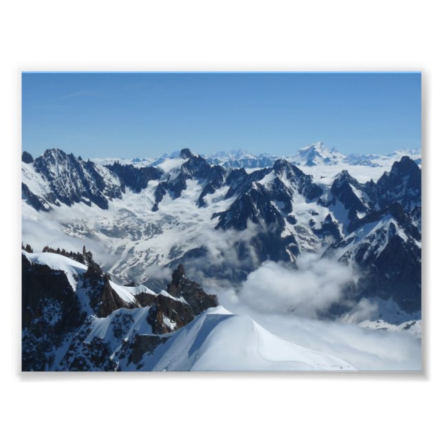 Chamonix Französische Alpen Fotodruck (Vorne)