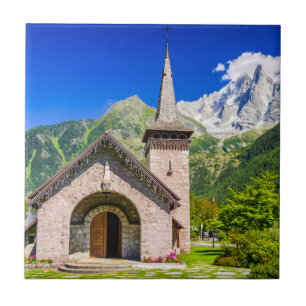 Chamonix-Kirche Fliese
