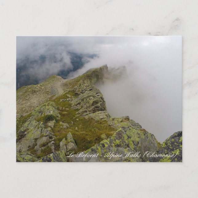 Chamonix, Le Brévent Berge - Frankreich Postkarte (Vorderseite)