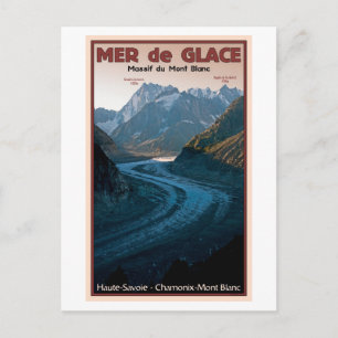 Chamonix - Mer de Glace Postkarte
