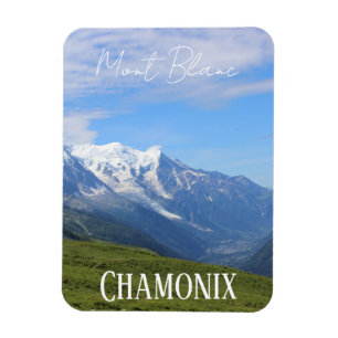 Chamonix, Mont Blanc, Alpes, Sommer Magnet