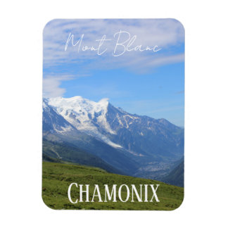 Chamonix, Mont Blanc, Alpes, Sommer Magnet