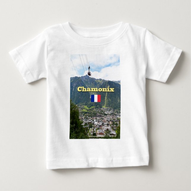Chamonix - Mont Blanc Baby T-shirt (Vorderseite)