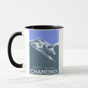 Chamonix, Mont Blanc, digitales Bild Tasse