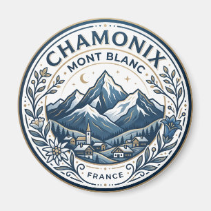 Chamonix-Mont-Blanc Frankreich Magnet