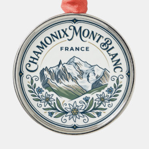 Chamonix-Mont-Blanc Frankreich Ornament Aus Metall