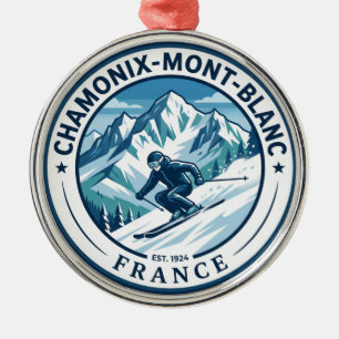 Chamonix-Mont-Blanc Frankreich Ornament Aus Metall