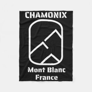Chamonix Mont Blanc Frankreich Skifahren Snowboard Fleecedecke