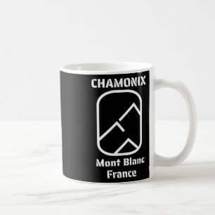 Chamonix Mont Blanc Frankreich Skifahren Snowboard Kaffeetasse